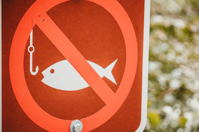 fishing forbidden