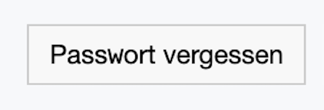 Forgot password button font
